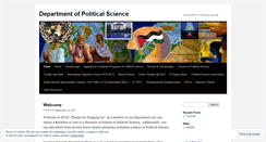 Desktop Screenshot of politicalsciencesiue.wordpress.com
