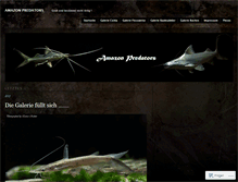 Tablet Screenshot of amazonpredators.wordpress.com