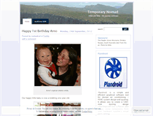 Tablet Screenshot of nomadical.wordpress.com