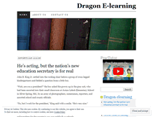 Tablet Screenshot of dragonlearning.wordpress.com