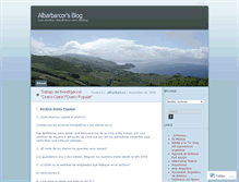 Tablet Screenshot of albarbarcor.wordpress.com