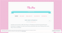 Desktop Screenshot of princesspeablog.wordpress.com