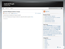 Tablet Screenshot of androidpeople.wordpress.com