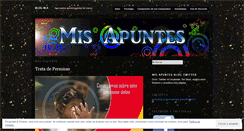 Desktop Screenshot of misapuntesblog.wordpress.com