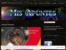 Tablet Screenshot of misapuntesblog.wordpress.com