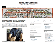 Tablet Screenshot of boulderlabyrinth.wordpress.com