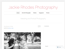Tablet Screenshot of jackierhodesphotography.wordpress.com