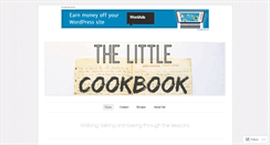 Desktop Screenshot of littlecookbook1.wordpress.com