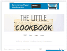 Tablet Screenshot of littlecookbook1.wordpress.com