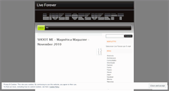 Desktop Screenshot of liveforeverpt.wordpress.com