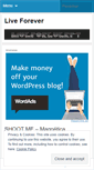Mobile Screenshot of liveforeverpt.wordpress.com