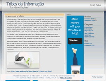 Tablet Screenshot of infotribs.wordpress.com