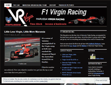 Tablet Screenshot of f1virginracing.wordpress.com