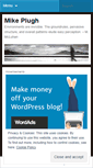 Mobile Screenshot of mikeplugh.wordpress.com