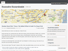 Tablet Screenshot of excessiveexcursionist.wordpress.com