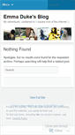 Mobile Screenshot of emmaduke.wordpress.com
