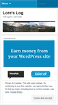 Mobile Screenshot of loreleicosta.wordpress.com