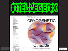 Tablet Screenshot of intellegenix.wordpress.com