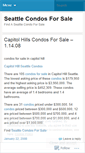 Mobile Screenshot of findingseattlecondos.wordpress.com