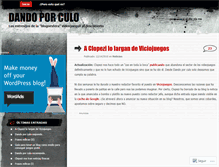 Tablet Screenshot of dandoporculo.wordpress.com