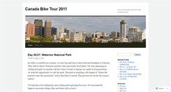 Desktop Screenshot of cyclecanada2011.wordpress.com
