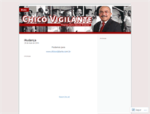 Tablet Screenshot of chicovigilante.wordpress.com