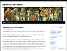 Tablet Screenshot of genuineorthodoxchristianity.wordpress.com