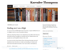 Tablet Screenshot of karenleethompson.wordpress.com