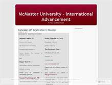 Tablet Screenshot of mcmasteria.wordpress.com