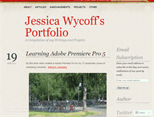 Tablet Screenshot of jwycoff.wordpress.com