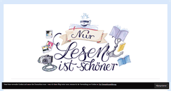 Desktop Screenshot of lesenslust.wordpress.com