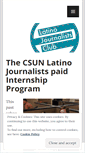 Mobile Screenshot of latinojournalists.wordpress.com