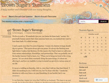 Tablet Screenshot of brownsugar5.wordpress.com
