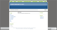 Desktop Screenshot of downtownmafia.wordpress.com