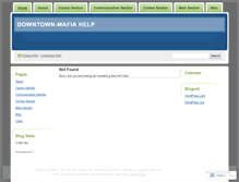 Tablet Screenshot of downtownmafia.wordpress.com