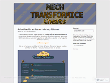 Tablet Screenshot of mechtransformice.wordpress.com