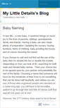 Mobile Screenshot of mylittledetails.wordpress.com