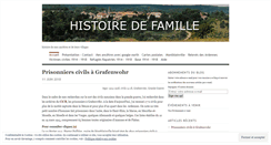 Desktop Screenshot of histoiredefamille.wordpress.com