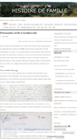Mobile Screenshot of histoiredefamille.wordpress.com