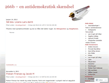 Tablet Screenshot of 266b.wordpress.com