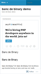 Mobile Screenshot of beta.bancdebinarydemo.wordpress.com