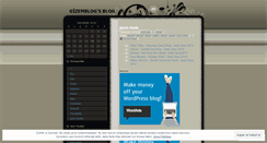 Desktop Screenshot of gizemblog.wordpress.com