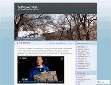 Tablet Screenshot of bepreparedutah.wordpress.com
