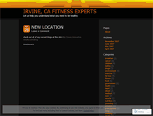 Tablet Screenshot of dnafitness.wordpress.com