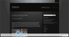 Desktop Screenshot of footballjunkies.wordpress.com