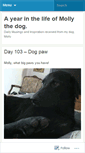 Mobile Screenshot of 365daysofmollydog.wordpress.com