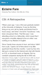 Mobile Screenshot of eclairefare.wordpress.com
