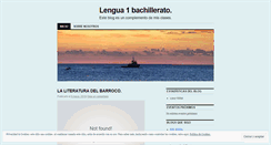 Desktop Screenshot of lalenguamemola.wordpress.com
