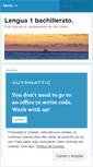 Mobile Screenshot of lalenguamemola.wordpress.com