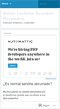 Mobile Screenshot of bebeslectores.wordpress.com